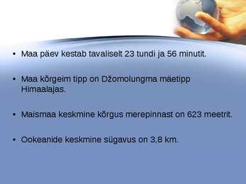 Planeet Maa esitlus #7