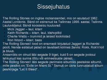Rolling Stones #2
