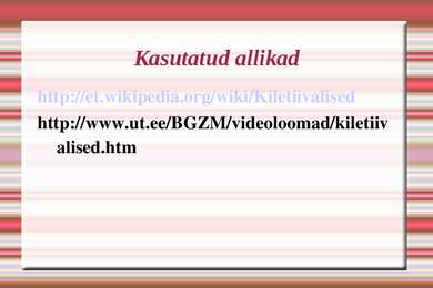 Kiletiivalised #11