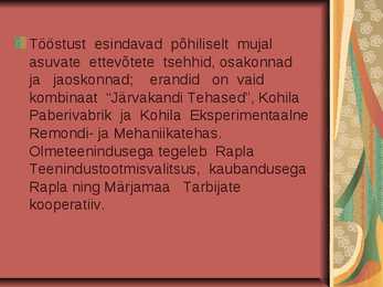 Linnakultuur ja –geograafia Rapla #11