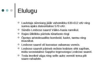Saphho - naine ja luuletaja #2