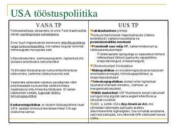 Tööstuspoliitika #11