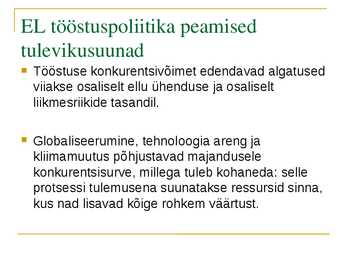 Tööstuspoliitika #18