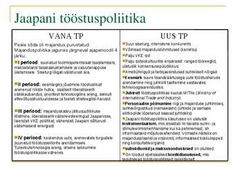 Tööstuspoliitika #10