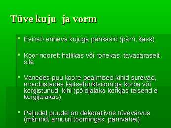 Puittaimed #27