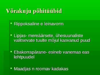 Puittaimed #32