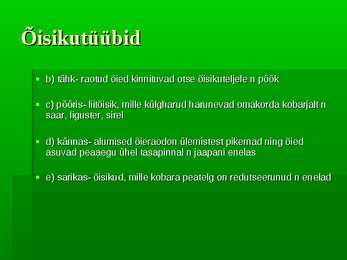 Puittaimed #49