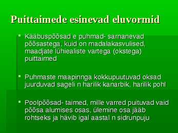 Puittaimed #10