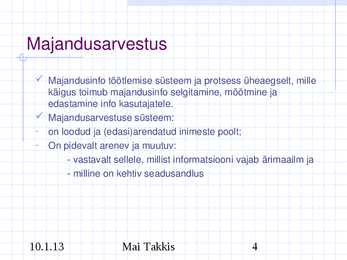 Raamatupidamine #4