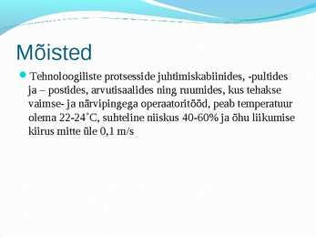 Tookeskkonnas esinevad ohutegurid #109
