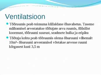 Tookeskkonnas esinevad ohutegurid #114