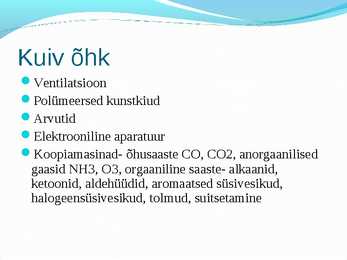 Tookeskkonnas esinevad ohutegurid #119