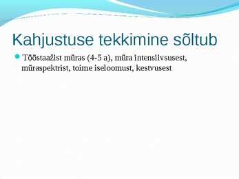 Tookeskkonnas esinevad ohutegurid #14