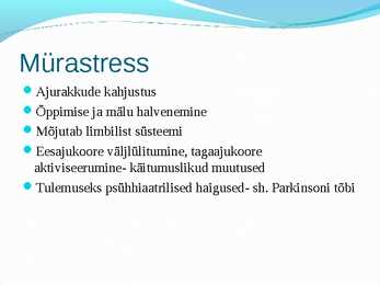 Tookeskkonnas esinevad ohutegurid #19