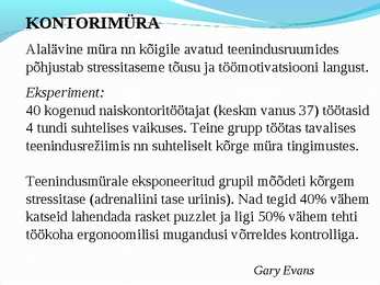 Tookeskkonnas esinevad ohutegurid #27