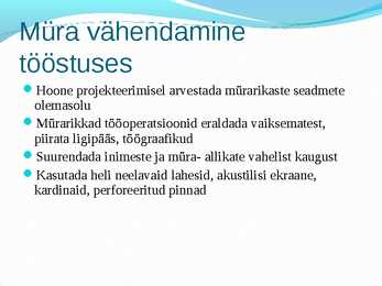 Tookeskkonnas esinevad ohutegurid #29