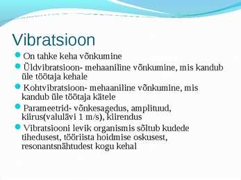 Tookeskkonnas esinevad ohutegurid #47