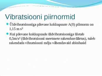 Tookeskkonnas esinevad ohutegurid #49