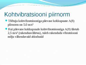 Tookeskkonnas esinevad ohutegurid #50