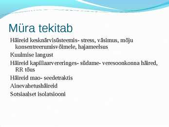 Tookeskkonnas esinevad ohutegurid #8