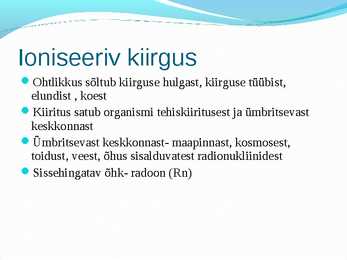 Tookeskkonnas esinevad ohutegurid #79