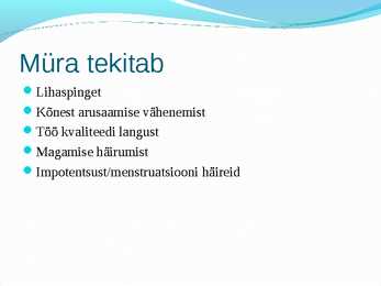 Tookeskkonnas esinevad ohutegurid #9