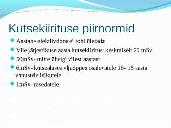 Tookeskkonnas esinevad ohutegurid #84