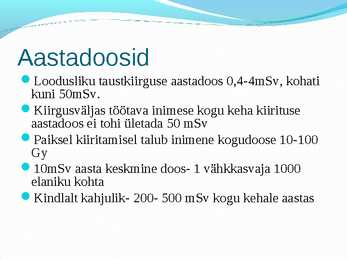 Tookeskkonnas esinevad ohutegurid #85