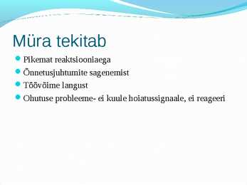 Tookeskkonnas esinevad ohutegurid #10