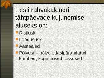 Rahvakalender #2