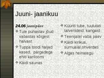 Rahvakalender #11