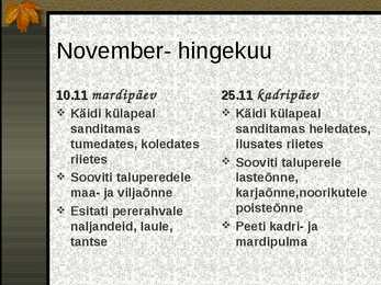 Rahvakalender #15