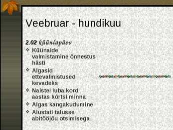 Rahvakalender #4