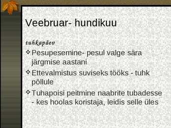 Rahvakalender #6