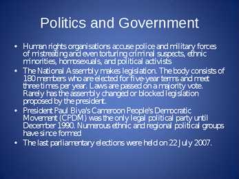 The Republic of Cameroon #5