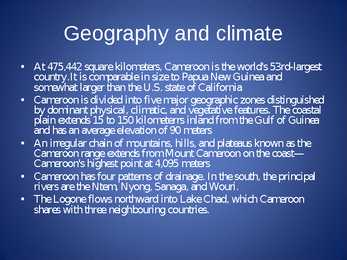The Republic of Cameroon #8