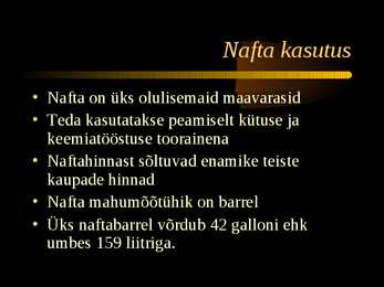 Nafta #8