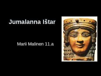 Jumalanna Ištar