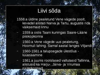 Sõjad Eesti aladel 14-19 sajand #6