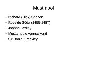 Robert Louis Stevenson- Must Nool #5