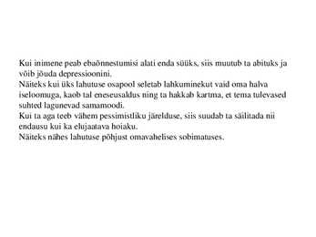 Isiksus ja stress #3