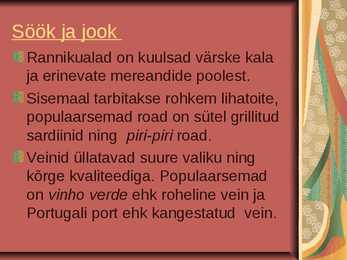 Portugali tutvustus #6