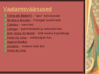 Portugali tutvustus #9