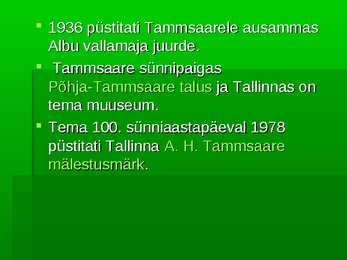 Tammsaare #31