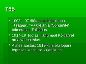 Tammsaare #9
