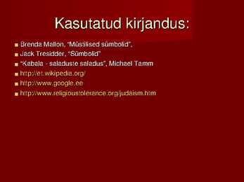 Judaism ja kabala #11