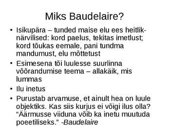 Sümbolism-Charles Baudelaire #15