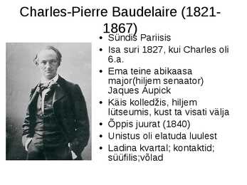 Sümbolism-Charles Baudelaire #10
