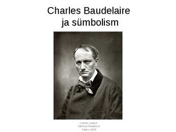 Sümbolism-Charles Baudelaire