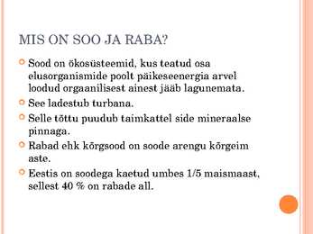 Raba ökosüsteem #2